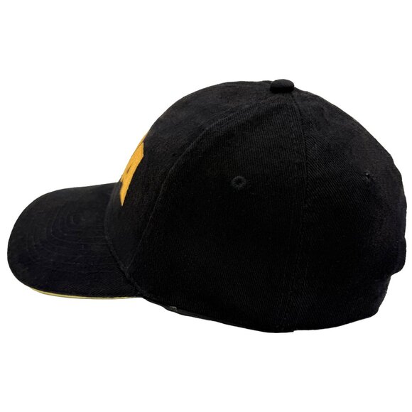 NRA Black / Gold Embroidered Strapback Cap – National Rifle Association Hat - Picture 5 of 11